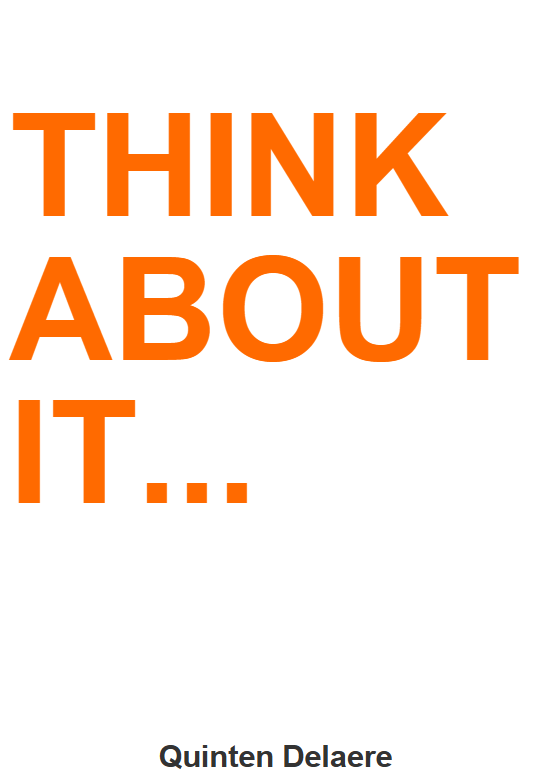 Think About It Cover